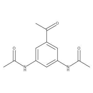 N-[3-Acetyl-5-(acetylamino)phenyl]acetamide结构式