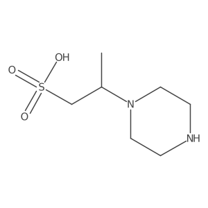 I(2)-Methyl-1-piperazineethanesulfonic acid结构式