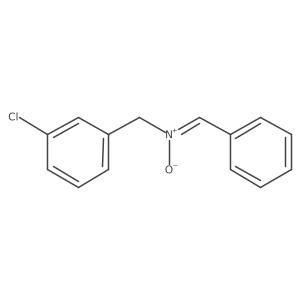 (3-chlorobenzyl)[(Z)-phenylmethylidene]ammoniumolate结构式
