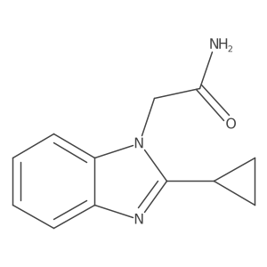 2-(2-cyclopropyl-1H-benzimidazol-1-yl)acetamide Structure