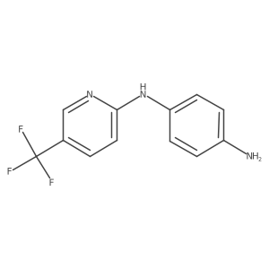 1-N-[5-(Trifluoromethyl)pyridin-2-yl]benzene-1,4-diamine Structure