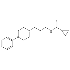 N-(3-(4-phenylpiperazin-1-yl)propyl)cyclopropanecarboxamide Structure
