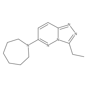 6-(Azepan-1-yl)-3-ethyl[1,2,4]triazolo[4,3-b]pyridazine Structure