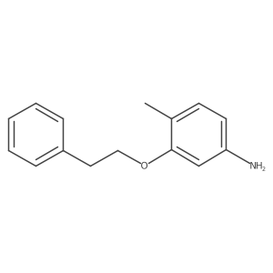 4-Methyl-3-(2-phenylethoxy)benzenamine Structure
