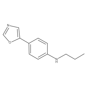 4-(5-Oxazolyl)-N-propylbenzenamine Structure