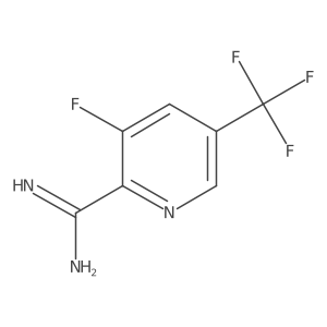 3-Fluoro-5-(trifluoromethyl)picolinimidamide Structure