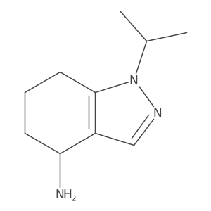 1-(Propan-2-yl)-4,5,6,7-tetrahydro-1H-indazol-4-amine Structure