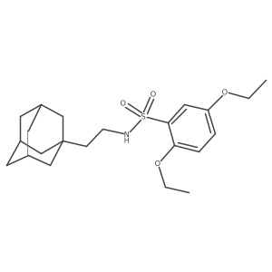 (2-Adamantanylethyl)[(2,5-diethoxyphenyl)sulfonyl]amine Structure