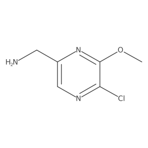 5-Chloro-6-methoxy-2-pyrazinemethanamine Structure