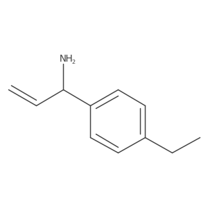 (1S)-1-(4-Ethylphenyl)prop-2-enylamine Structure