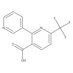 2-(Pyridin-3-yl)-6-(trifluoromethyl)nicotinic acid结构式