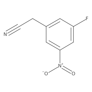 2-(3-Fluoro-5-nitrophenyl)acetonitrile结构式
