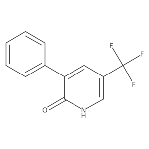 2-Hydroxy-3-phenyl-5-(trifluoromethyl)pyridine Structure