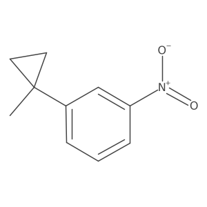 1-(1-Methylcyclopropyl)-3-nitrobenzene Structure