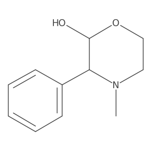 2-OH-3-PH-4-ME Morpholine hcl结构式
