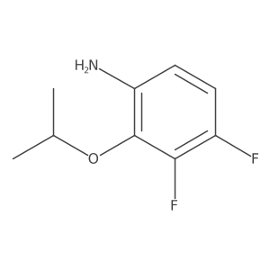 3,4-Difluoro-2-(propan-2-yloxy)aniline Structure