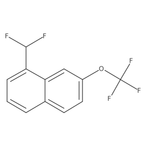 1-(Difluoromethyl)-7-(trifluoromethoxy)naphthalene Structure