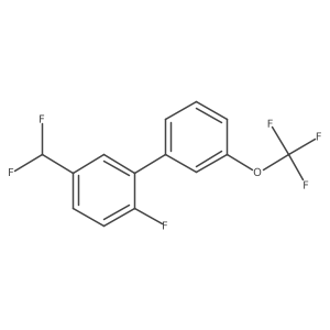 1,1a(2)-Biphenyl, 5-(difluoromethyl)-2-fluoro-3a(2)-(trifluoromethoxy)- Structure