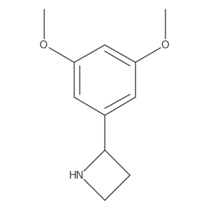 2-(3,5-Dimethoxyphenyl)azetidine Structure
