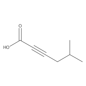 5-Methylhex-2-ynoic acid Structure