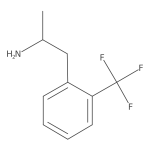 1-(2-(Trifluoromethyl)phenyl)-2-aminopropane, (S)-结构式