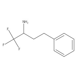1,1,1-Trifluoro-4-phenylbutan-2-amine结构式