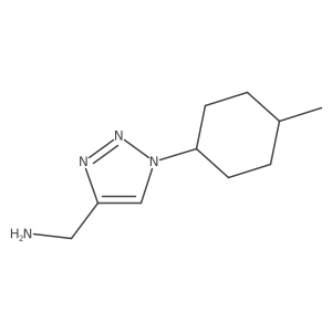 [1-(4-methylcyclohexyl)-1H-1,2,3-triazol-4-yl]methanamine Structure