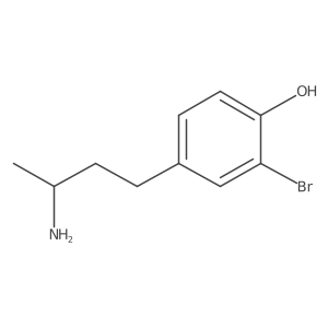 4-[(3S)-3-aminobutyl]-2-bromophenol Structure