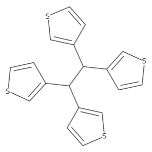 1,1,2,2-Tetra(thiophen-3-yl)ethane Structure