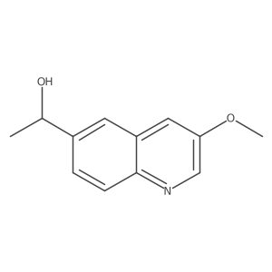 1-(3-Methoxyquinolin-6-yl)ethanol Structure