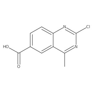 2-Chloro-4-methylquinazoline-6-carboxylic acid结构式