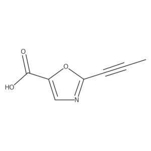 2-(Prop-1-yn-1-yl)oxazole-5-carboxylic acid Structure