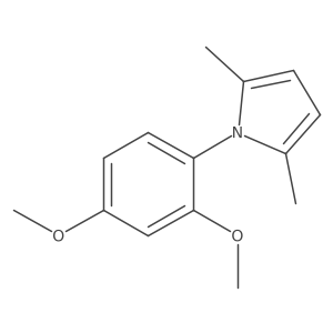 1-(2,4-Dimethoxyphenyl)-2,5-dimethylpyrrole结构式