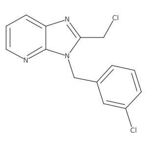 3-(3-chlorobenzyl)-2-(chloromethyl)-3H-imidazo[4,5-b]pyridine Structure