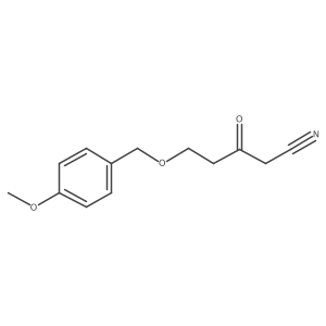 5-((4-Methoxybenzyl)oxy)-3-oxo-pentanenitrile结构式
