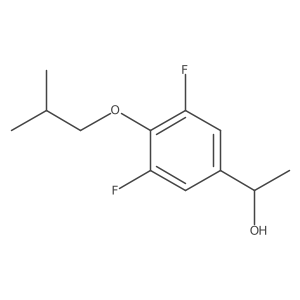 1-(3,5-Difluoro-4-isobutoxyphenyl)ethanol Structure
