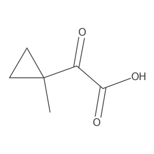 2-(1-Methylcyclopropyl)-2-oxoacetic acid Structure