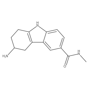 3-Amino-2,3,4,9-tetrahydro-N-methyl-1H-carbazole-6-carboxamide Structure