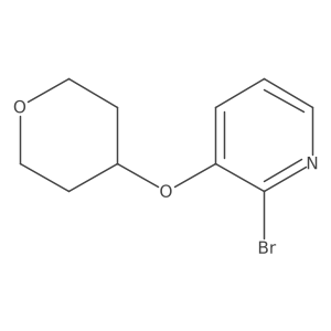 2-bromo-3-((tetrahydro-2H-pyran-4-yl)oxy)pyridine Structure