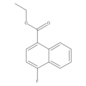 Ethyl 4-fluoro-1-naphthoate Structure