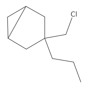 3-(Chloromethyl)-3-propylbicyclo[3.1.0]hexane结构式