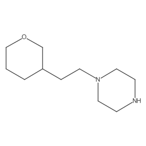 1-[2-(Oxan-3-yl)ethyl]piperazine Structure