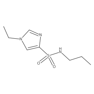 1-ethyl-N-propyl-1H-imidazole-4-sulfonamide Structure