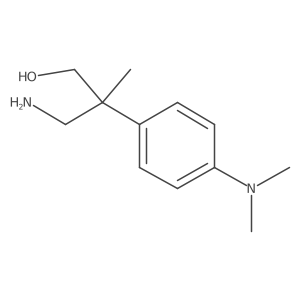 3-Amino-2-[4-(dimethylamino)phenyl]-2-methylpropan-1-ol Structure