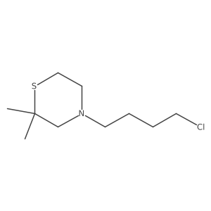 4-(4-Chlorobutyl)-2,2-dimethylthiomorpholine结构式