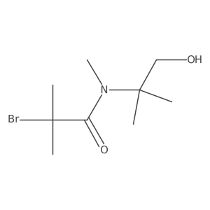 Propanamide, 2-bromo-N-(2-hydroxy-1,1-dimethylethyl)-N,2-dimethyl- Structure