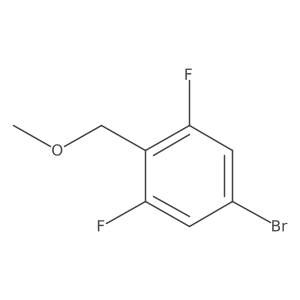 5-Bromo-1,3-difluoro-2-(methoxymethyl)benzene结构式