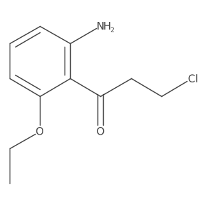 1-(2-Amino-6-ethoxyphenyl)-3-chloropropan-1-one结构式