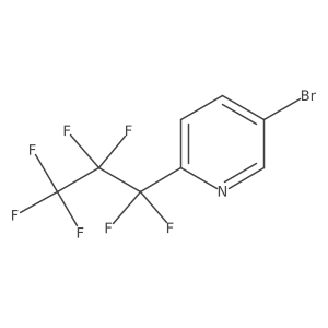 5-Bromo-2-(perfluoropropyl)pyridine Structure