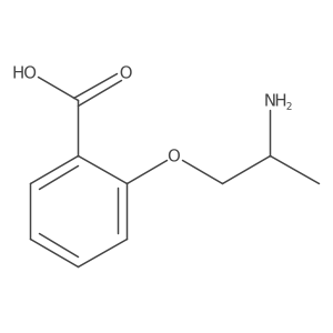 2-(2-Aminopropoxy)benzoic acid Structure
